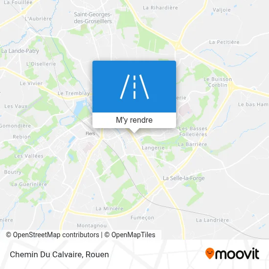 Chemin Du Calvaire plan