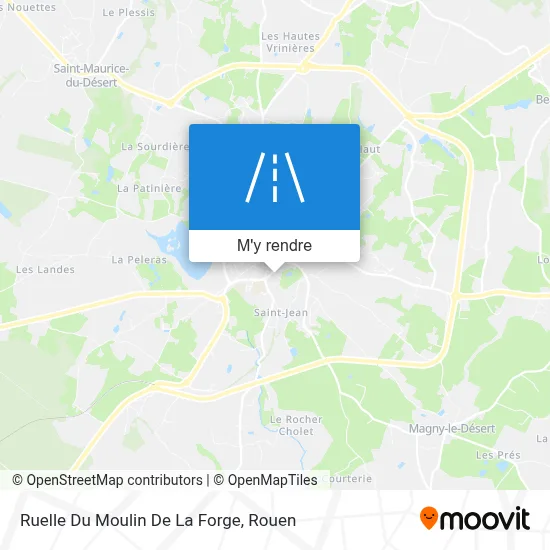 Ruelle Du Moulin De La Forge plan