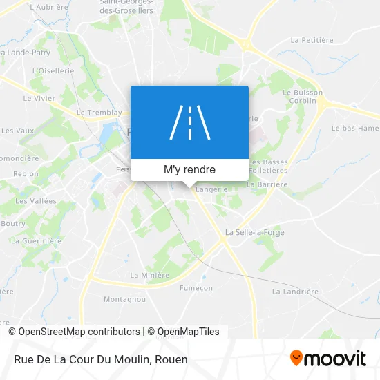 Rue De La Cour Du Moulin plan