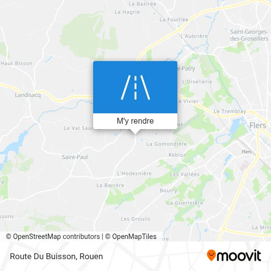 Route Du Buisson plan