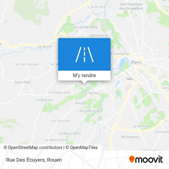 Rue Des Écuyers plan