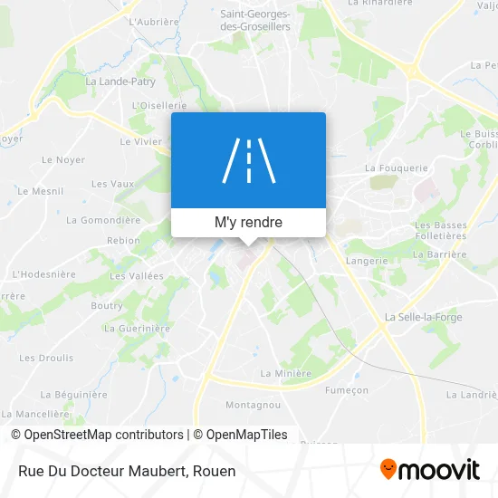 Rue Du Docteur Maubert plan