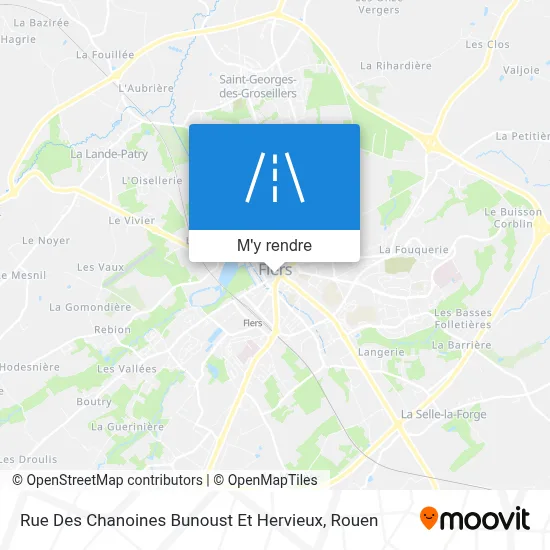 Rue Des Chanoines Bunoust Et Hervieux plan