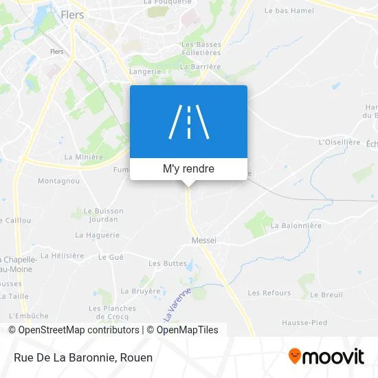 Rue De La Baronnie plan