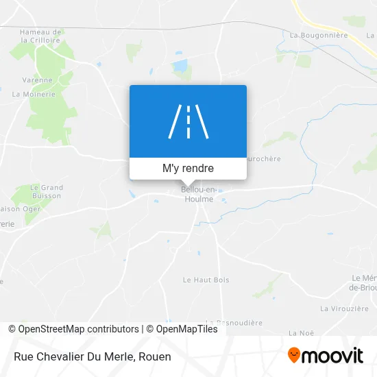 Rue Chevalier Du Merle plan
