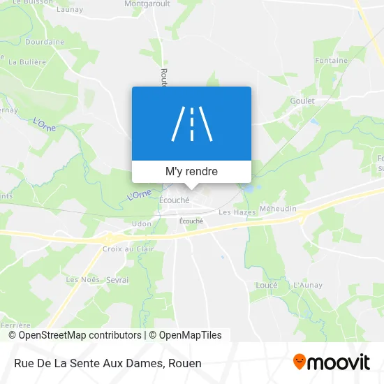 Rue De La Sente Aux Dames plan
