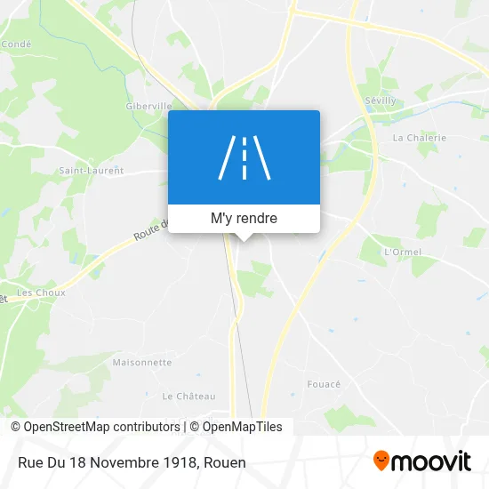 Rue Du 18 Novembre 1918 plan