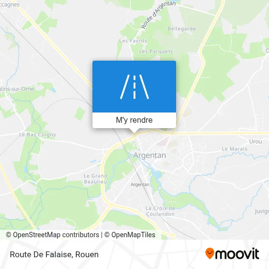 Route De Falaise plan