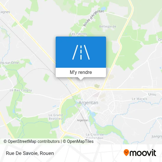 Rue De Savoie plan