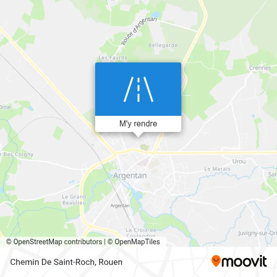 Chemin De Saint-Roch plan