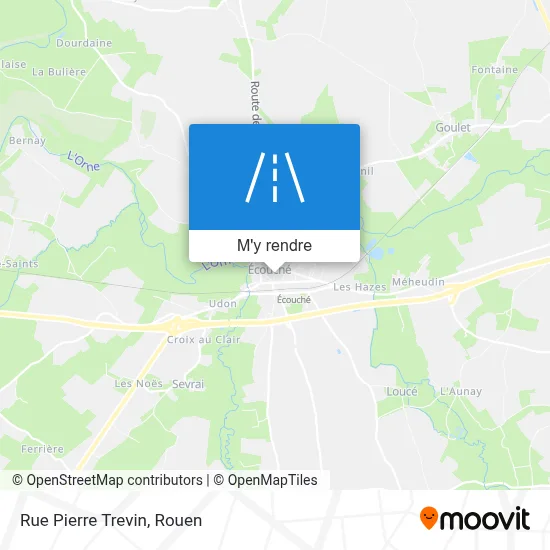 Rue Pierre Trevin plan