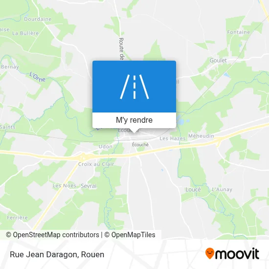 Rue Jean Daragon plan