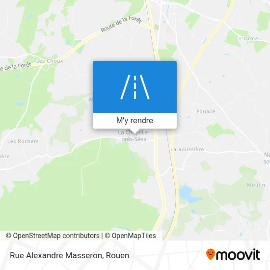 Rue Alexandre Masseron plan