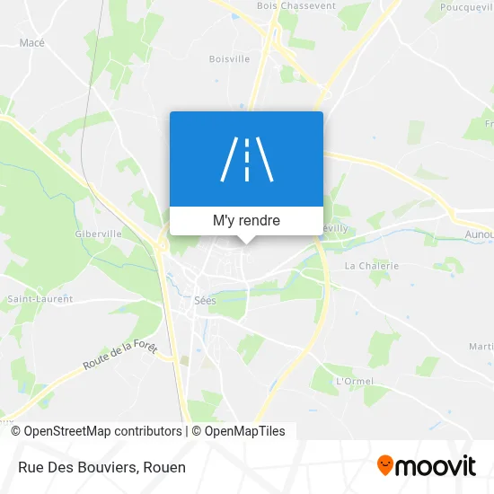 Rue Des Bouviers plan