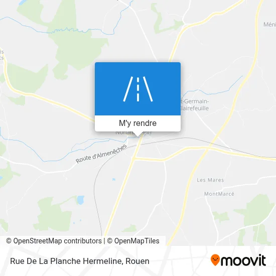 Rue De La Planche Hermeline plan