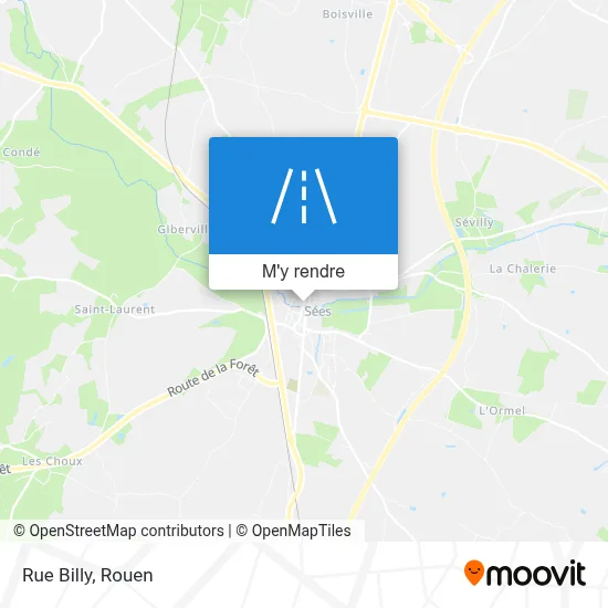 Rue Billy plan