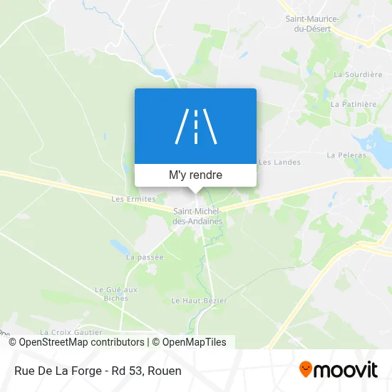 Rue De La Forge - Rd 53 plan