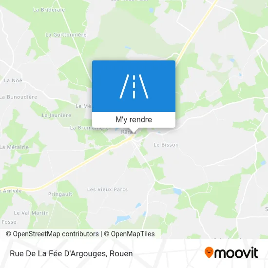 Rue De La Fée D'Argouges plan