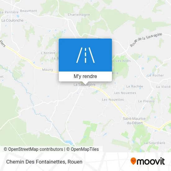 Chemin Des Fontainettes plan