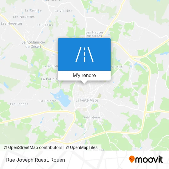 Rue Joseph Ruest plan