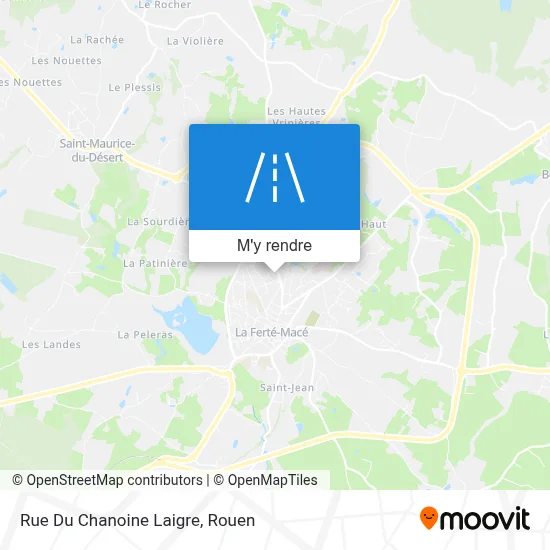 Rue Du Chanoine Laigre plan