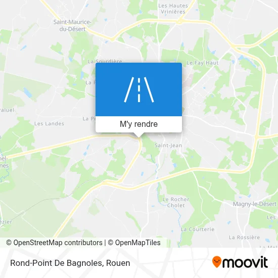 Rond-Point De Bagnoles plan