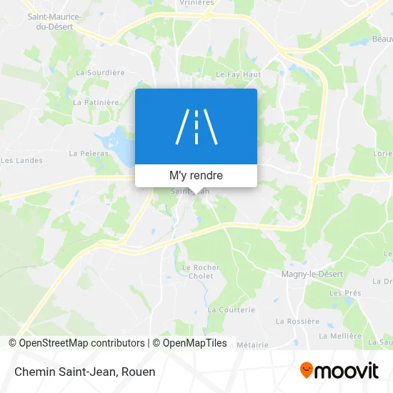 Chemin Saint-Jean plan
