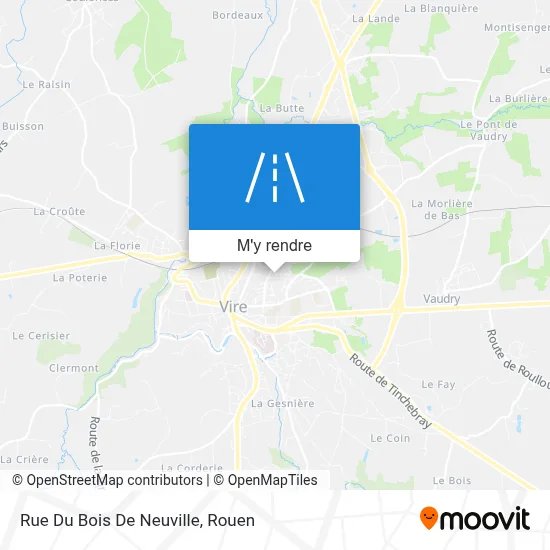 Rue Du Bois De Neuville plan