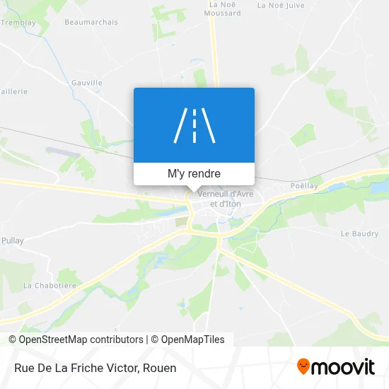Rue De La Friche Victor plan