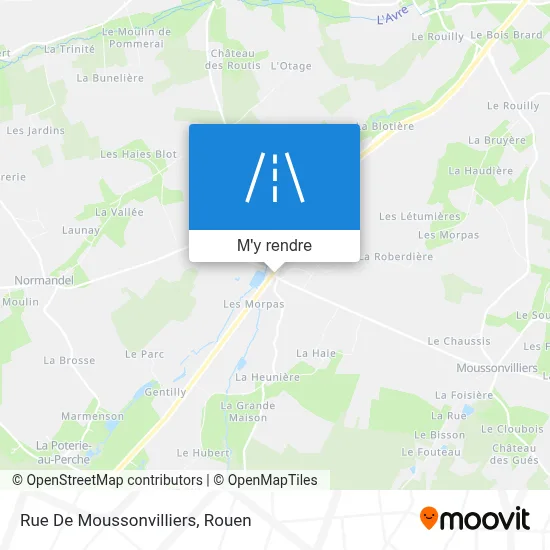 Rue De Moussonvilliers plan