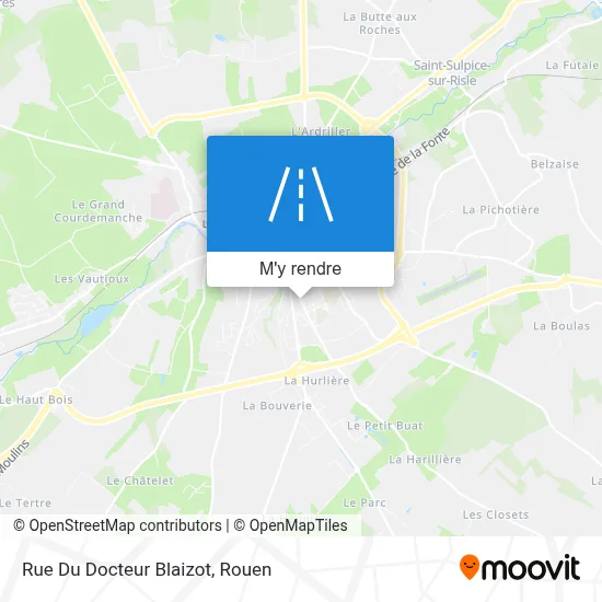 Rue Du Docteur Blaizot plan