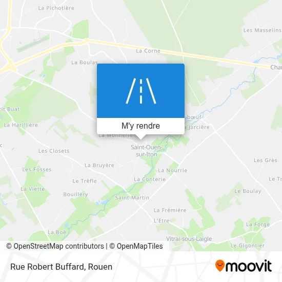Rue Robert Buffard plan