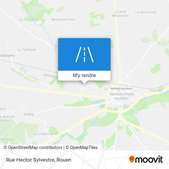 Rue Hector Sylvestre plan
