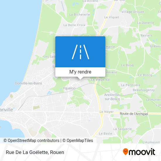 Rue De La Goélette plan