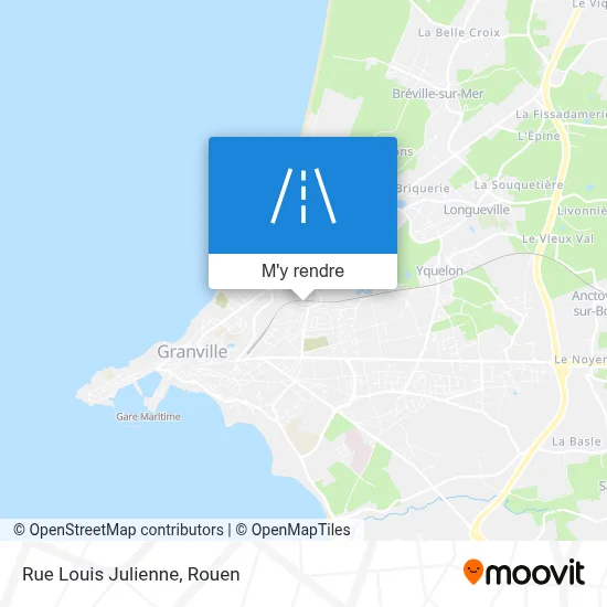 Rue Louis Julienne plan