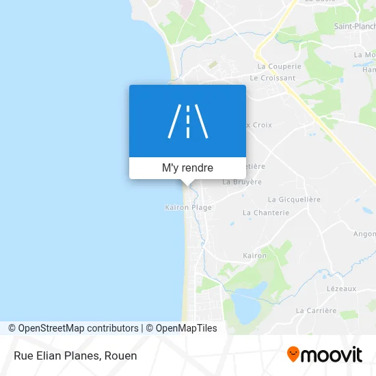 Rue Elian Planes plan