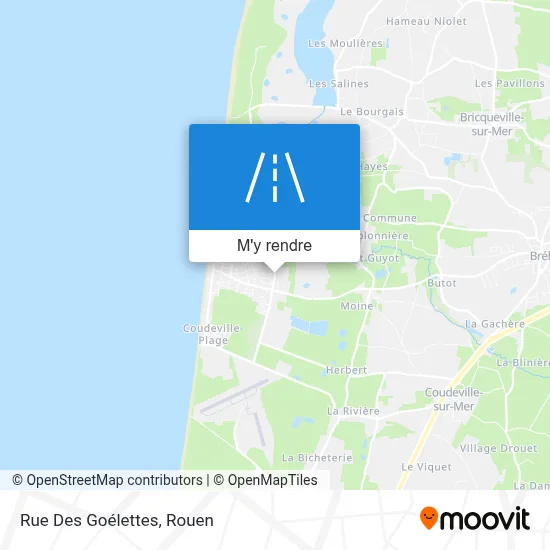 Rue Des Goélettes plan