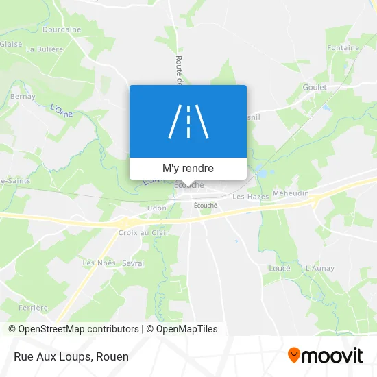 Rue Aux Loups plan