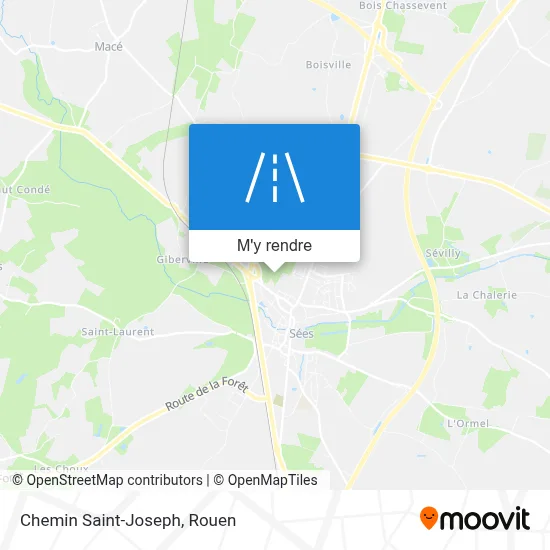 Chemin Saint-Joseph plan