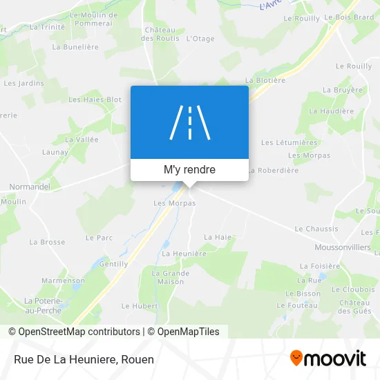 Rue De La Heuniere plan
