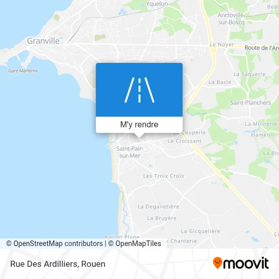 Rue Des Ardilliers plan