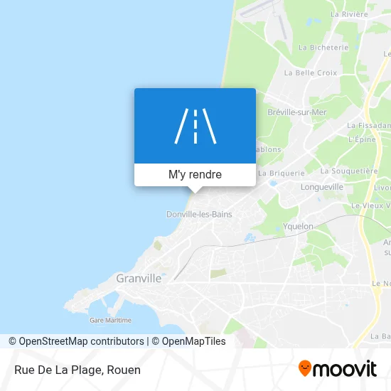 Rue De La Plage plan