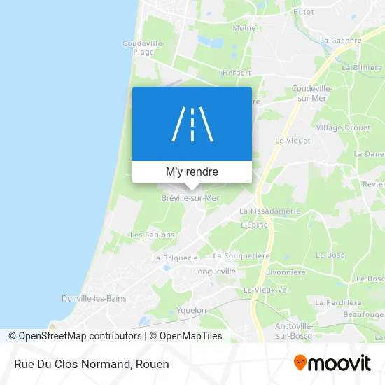 Rue Du Clos Normand plan