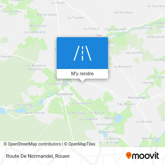 Route De Normandel plan