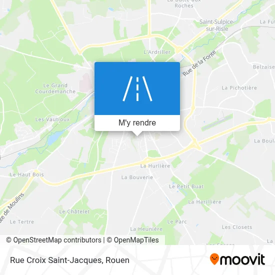 Rue Croix Saint-Jacques plan