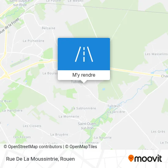 Rue De La Moussintrie plan
