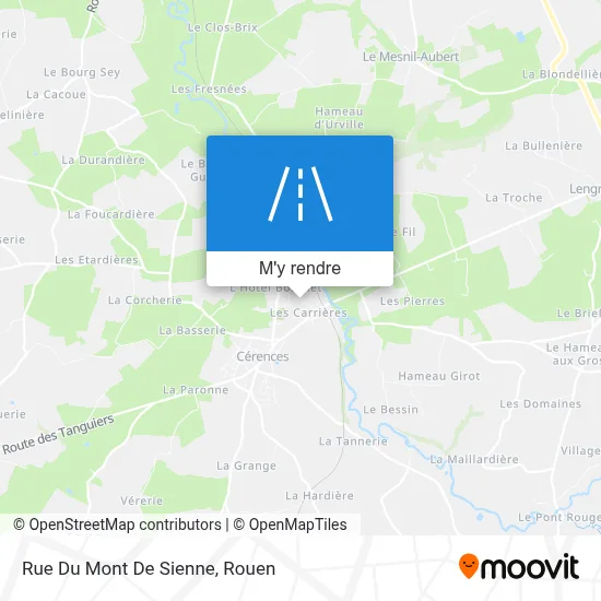 Rue Du Mont De Sienne plan
