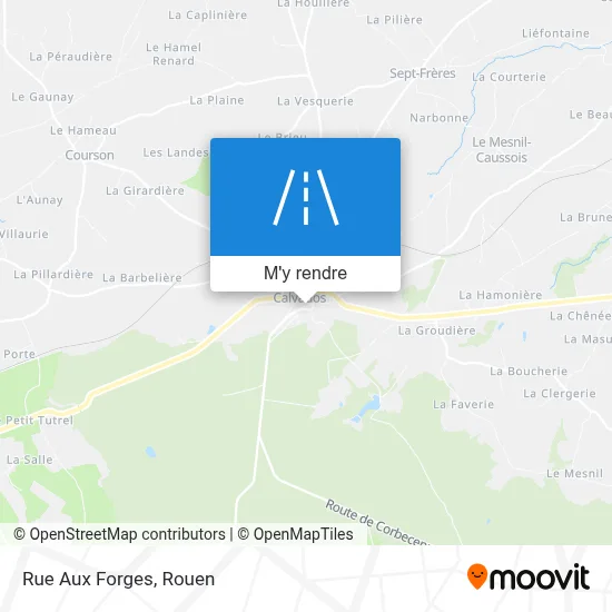 Rue Aux Forges plan