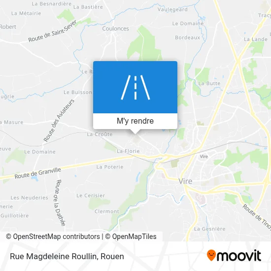 Rue Magdeleine Roullin plan