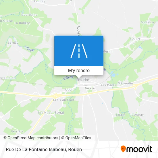 Rue De La Fontaine Isabeau plan